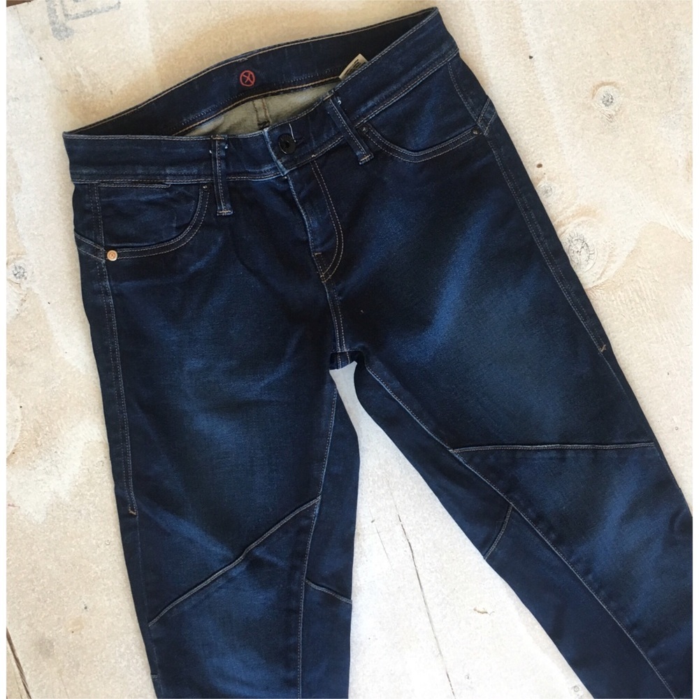 Sinclair Patchwork Skinny Jeans - image 2